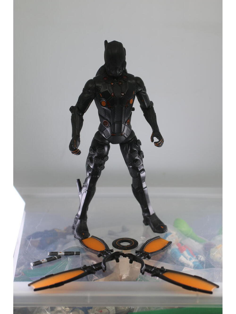 Disney Tron Legacy Deluxe Black Guard Figure 2010 Spin Master Series 1